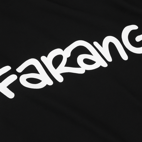 FARANG CORE LOGO OVERSIZED T-SHIRT IN BLACK