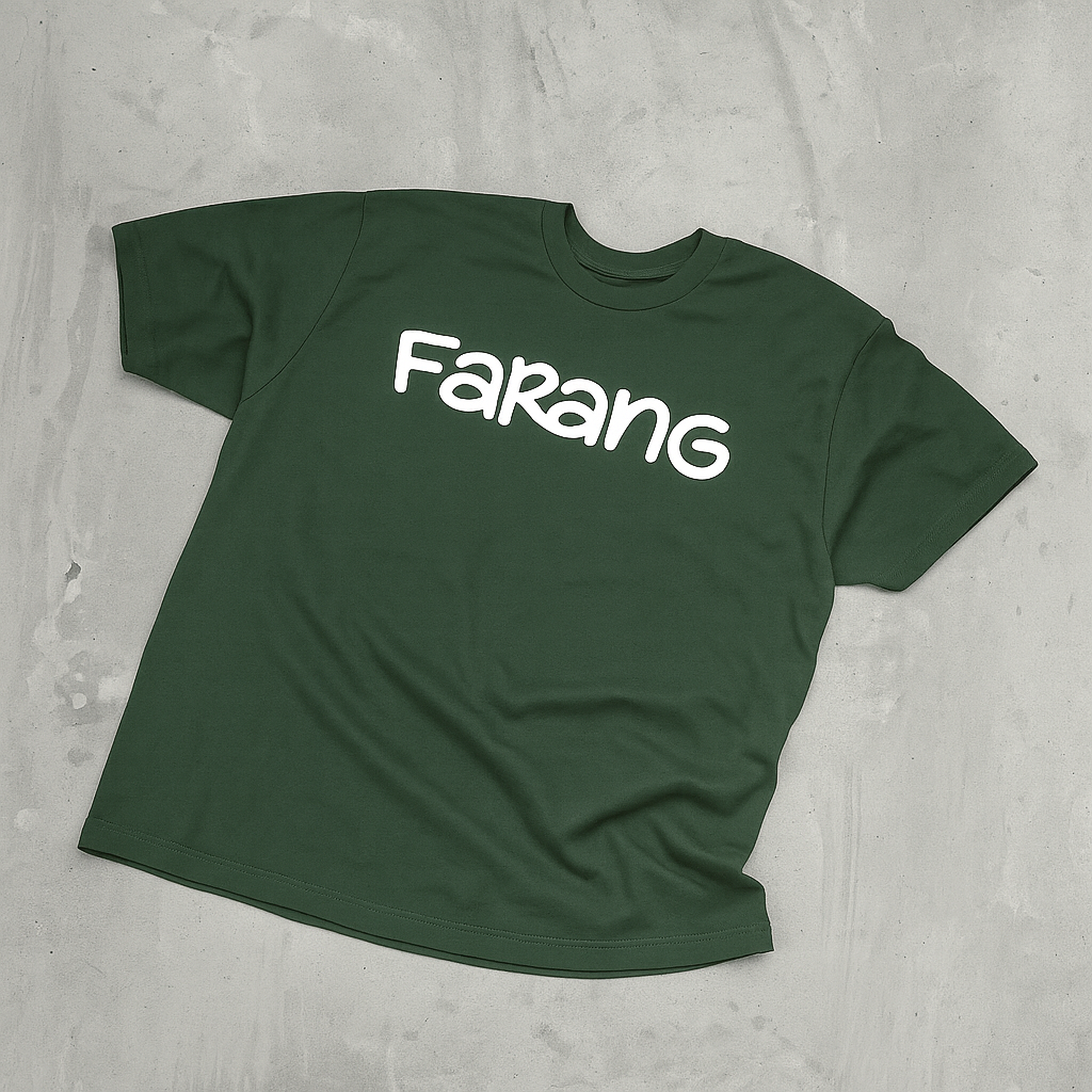 FARANG_CORE_FOREST_GREEN_WHITE_T_SHIRT
