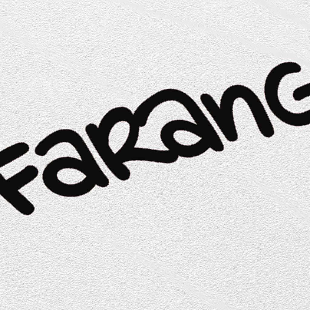 FARANG CORE LOGO HEAVY OVERSIZED T-SHIRT IN WHITE *limited supply*